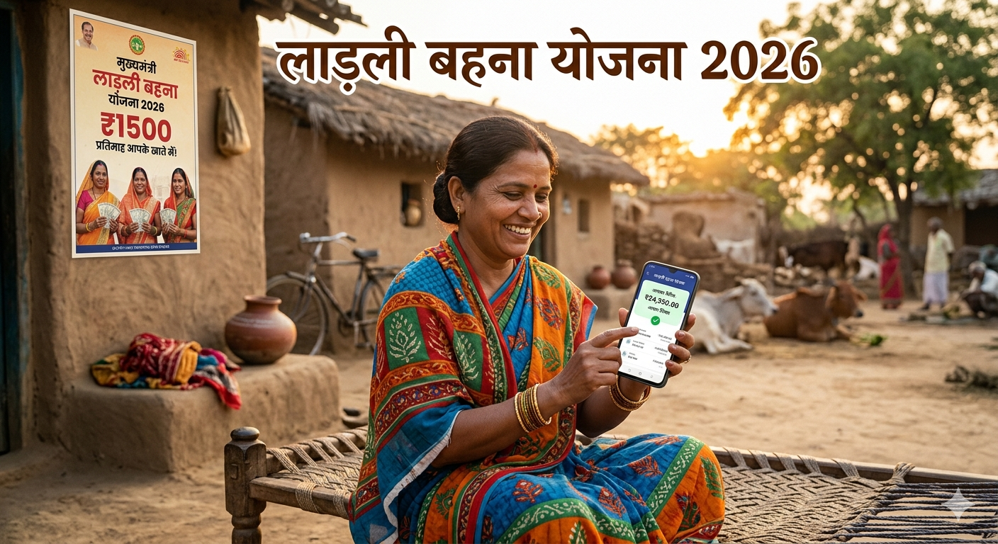 Ladli Behna Yojana 2026: हर महीने ₹1,250 सीधे आपके खाते में — क्या आपने अभी तक Apply किया?