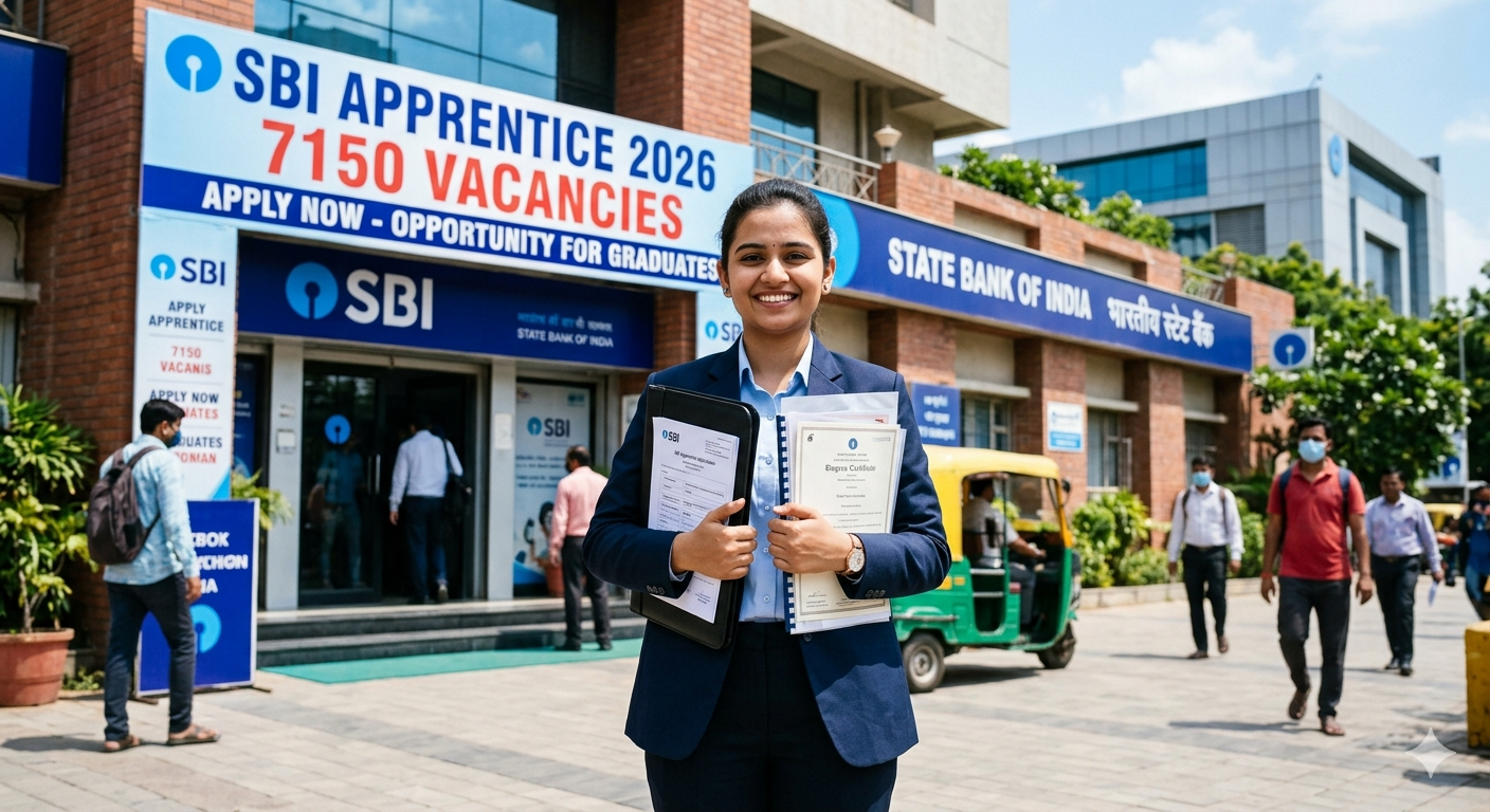 SBI Apprentice 2026 Notification Out (7150 Vacancy), Eligibility, Online Form, Salary